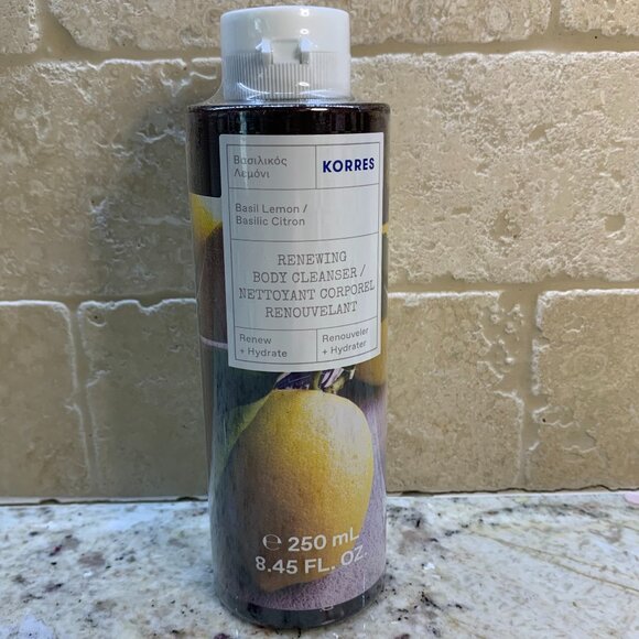 Korres Renewing Body Cleanser / Basil Lemon - Picture 1 of 4